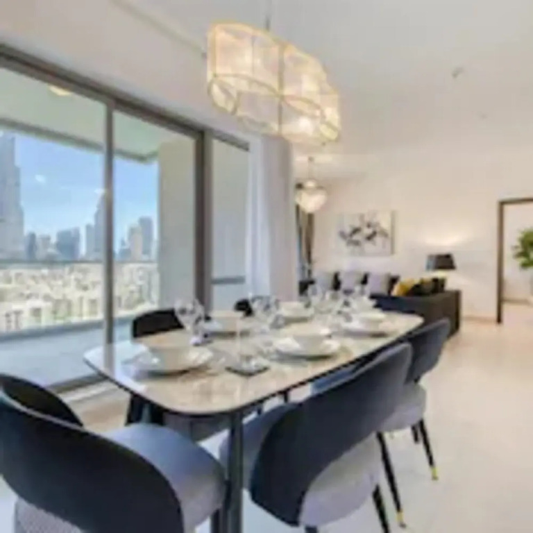 Nasma Luxury Stays - Fantastic Burj Khalifa View From This Fancy Condo