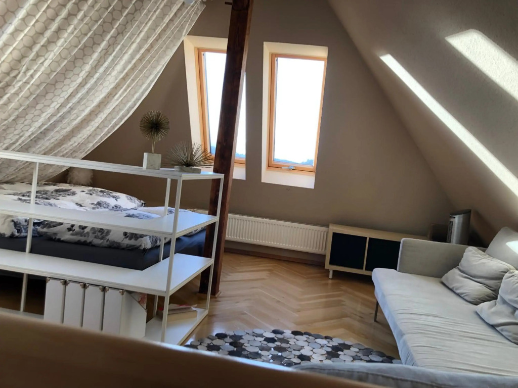 Maisonette Wohnung mit Blick über die Stadt