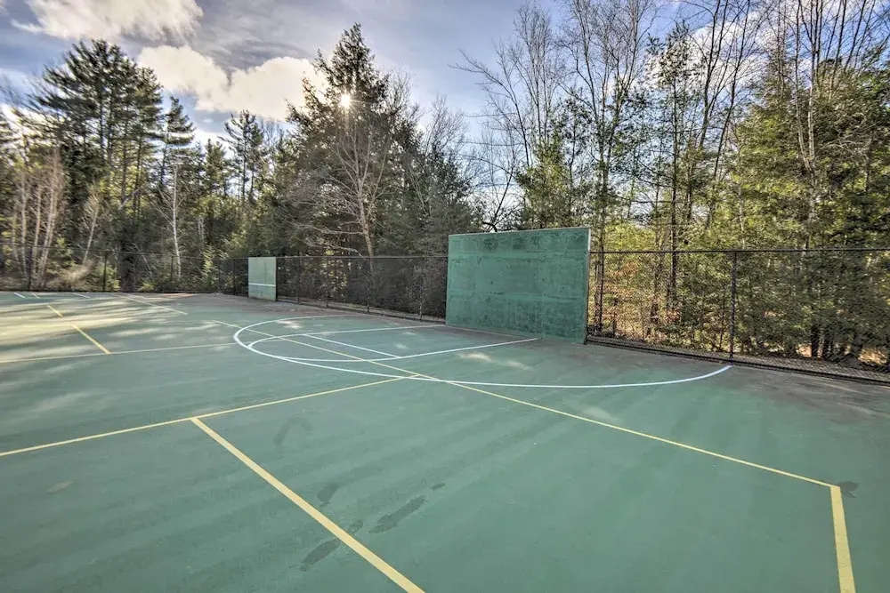 Walk to Water: Lake Winnipesaukee Home w/ Hot Tub