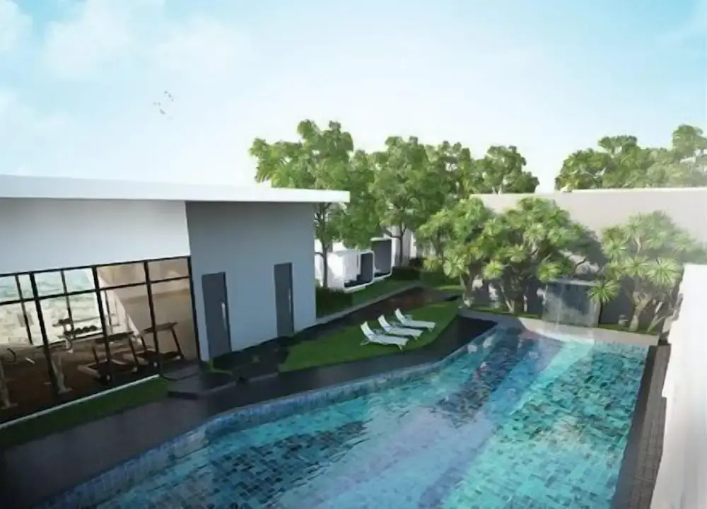 Highrise Cityview Aspire Condo Gym Pool