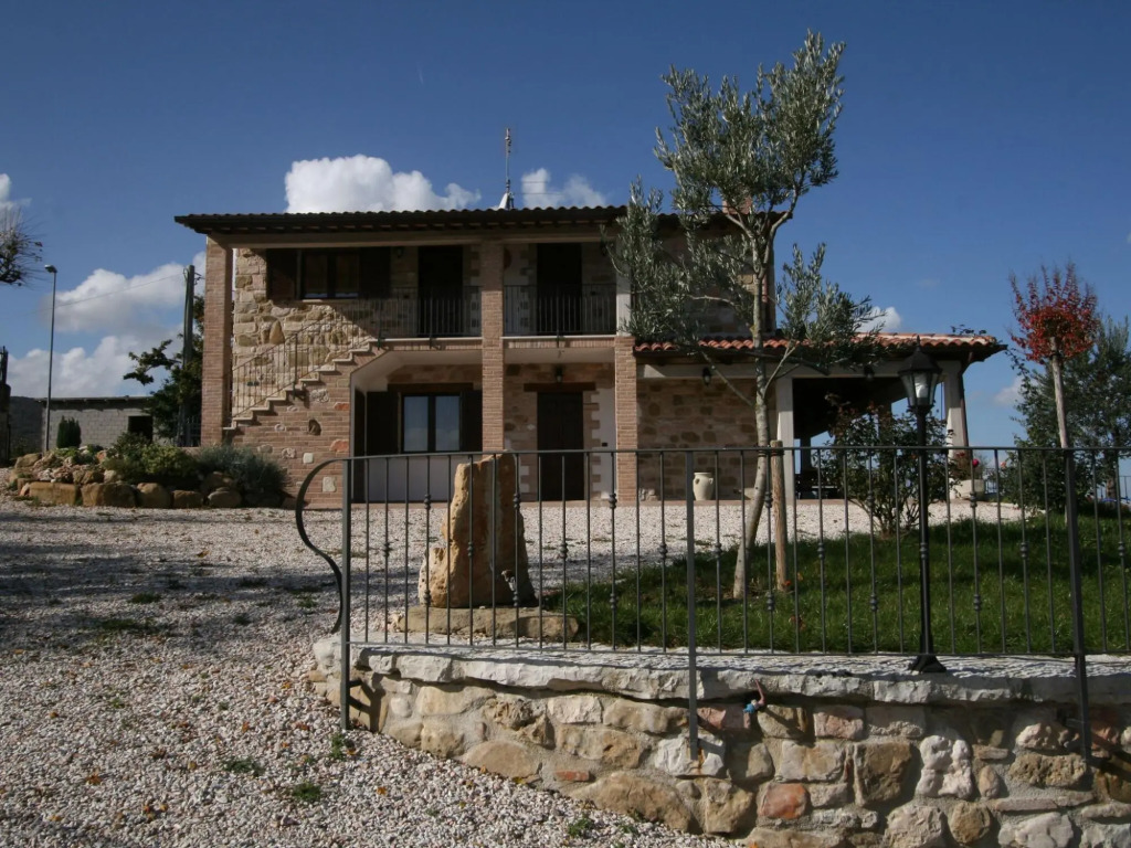 Scenic holiday home in Cagli with roofed terrace and bbq