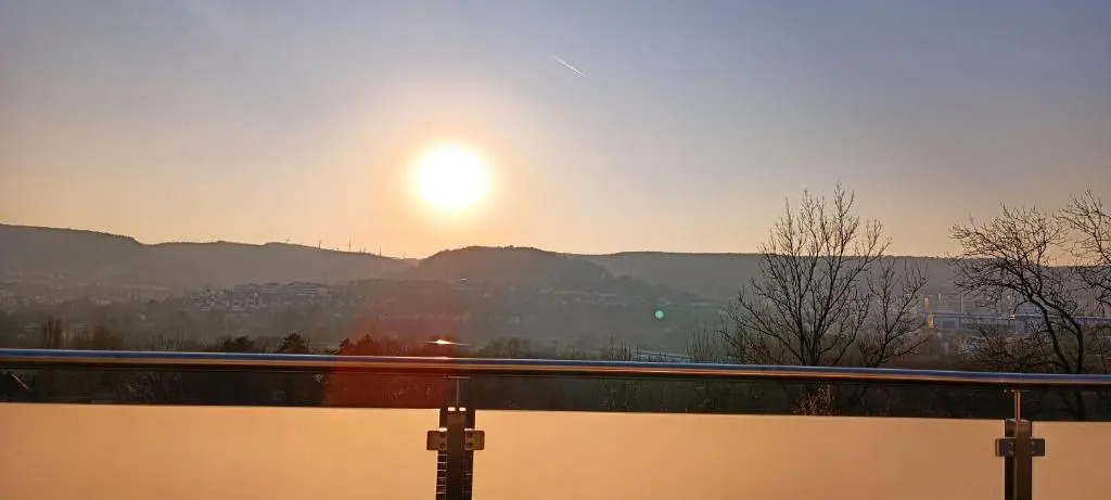 Tiny House mit Panoramablick über die Stadt Jena und das Saaletal
