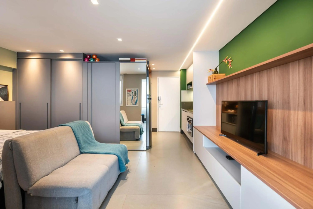 Pinheiros Faria Lima, Novo, 38M2, WIFI500MB