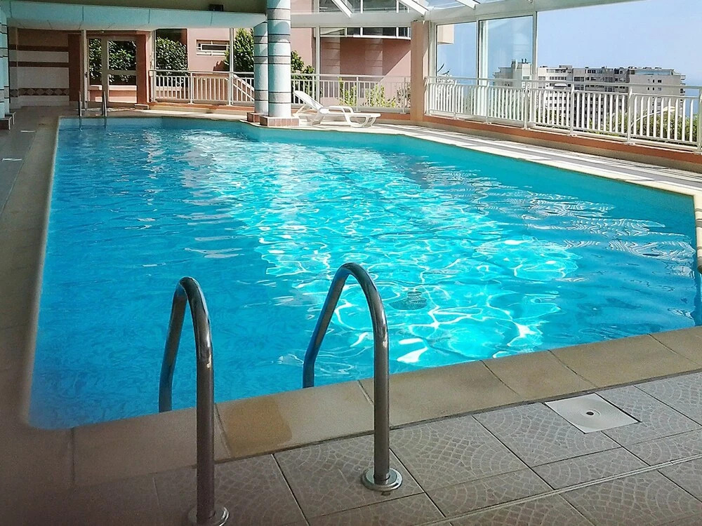 Studio in Beausoleil, With Wonderful sea View, Pool Access, Furnished