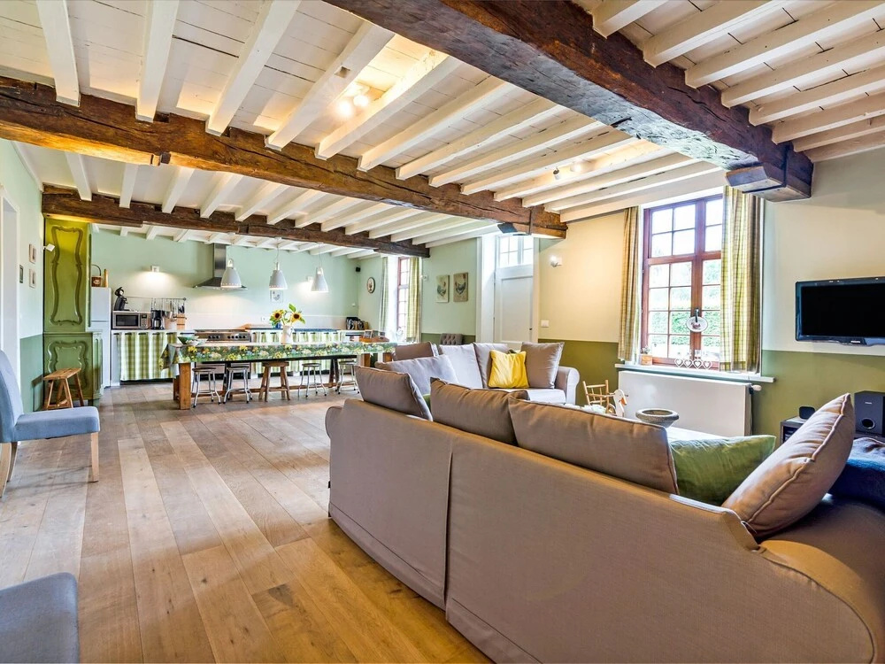 Manor House in Farm Complex in Middle of Polder Landscape near Damme