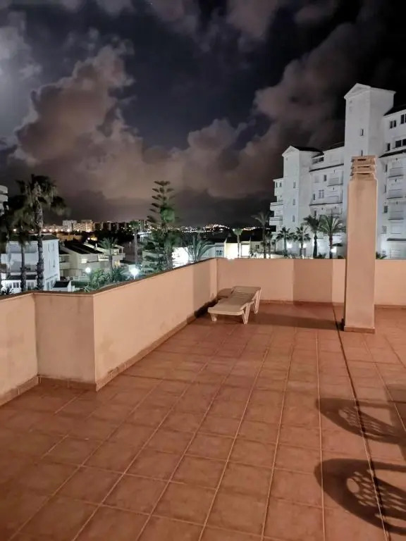 2 bedrooms appartement at San Javier 50 m away from the beach with sea view shared pool and furnished terrace