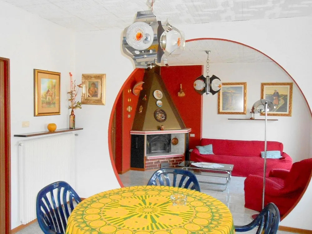 Apartment in Levico Terme With Balcony, Garden, Fireplace