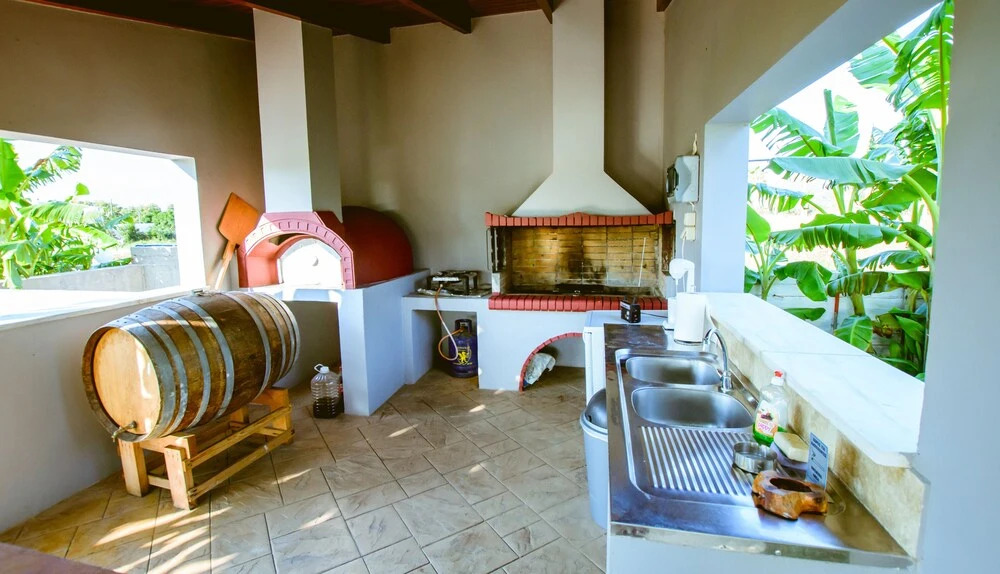 Martimi Private 3 Apartments with Pool, Heated Jacuzzi and Sauna, 2 Apartments with Sea View, 200m from Beach, BBQ, Playground, Mini Football Pitch