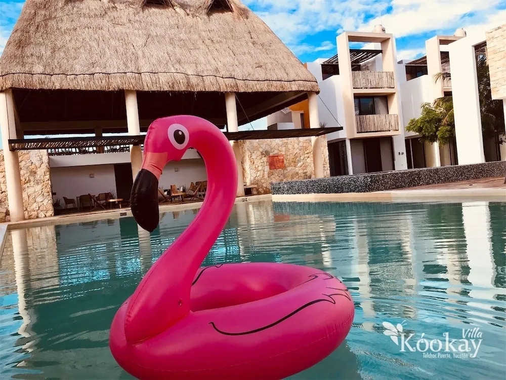 Chic Mexican Style Villa Kookay, Beach Club & Pool