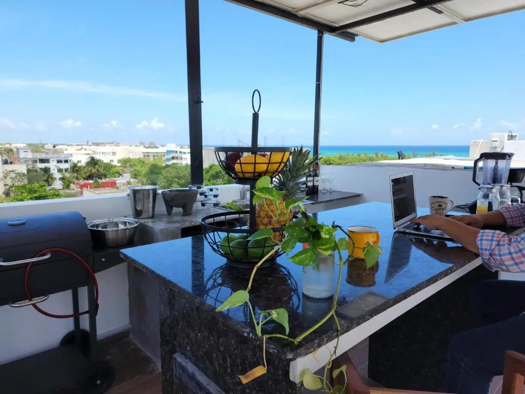 Ocean and city view rooftop, apartment 2BR 301