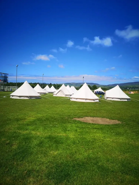Nine Yards Bell Tents at the TT - Castletown