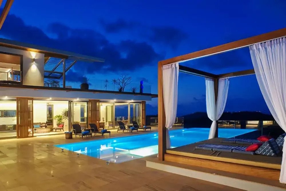 10 Bedroom Twin Seaview Villas 5 star with staff-SDV080A-By Samui Dream Villas