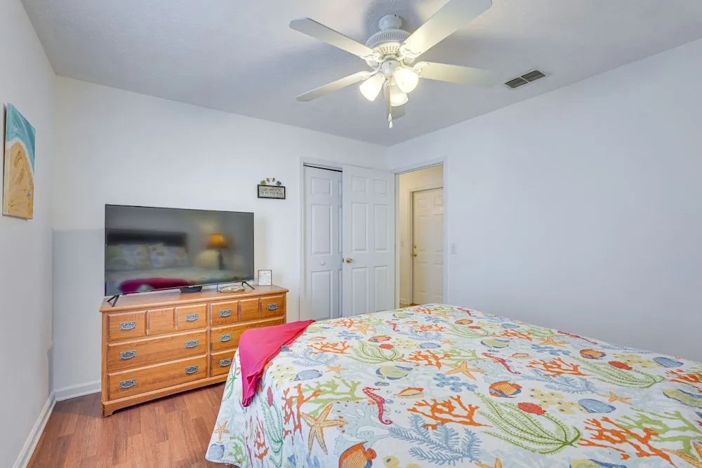 Panama City Beach Home, 1 Mi to Beach/fishing Pier