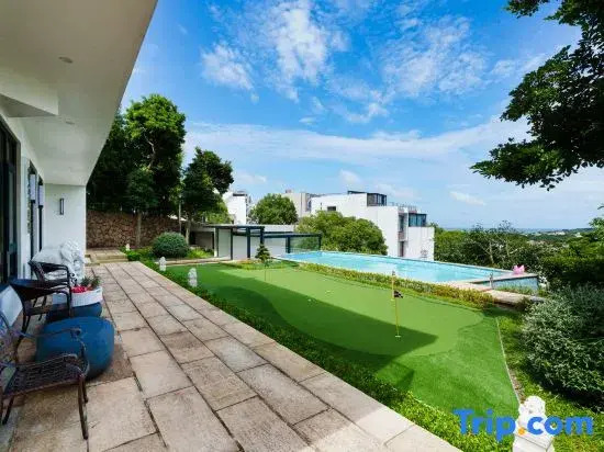 June Bay. sea and sunr i se Golf Pool Seaview Villa (Zhujiajian Nansha Store)