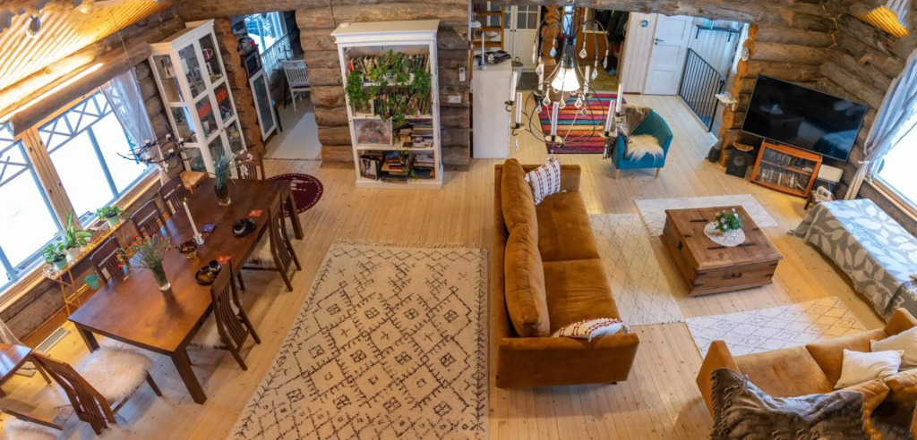 A room  in a Lapland House of Dreams