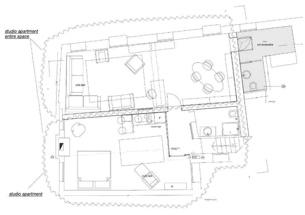 Studio Apartment San Marco 1825 fully sanitzd