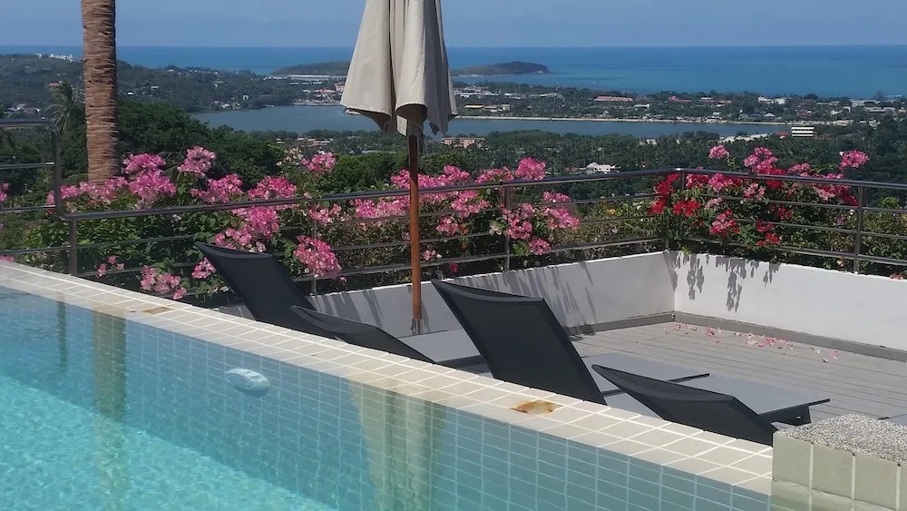 Villa With 4 Bedrooms in Bo Phut, With Wonderful sea View, Private Pool, Enclosed Garden Near the Beach