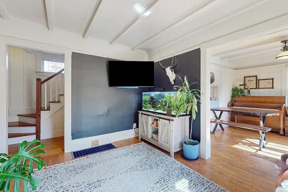 3BR Craftsman House w/ Patio, Workspace & WD