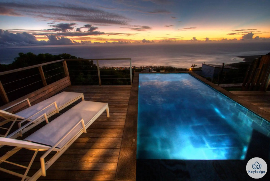 Villa Paloma 4 étoiles avec Piscine et Vue exceptionnelle sur l'ocean à Saint-Leu