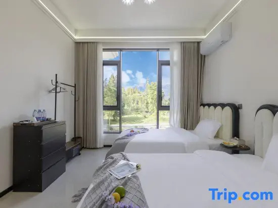 Xicun Villa Private Hot Spring Villa Garden Swimming Pool Standalone Villa (Qingchengshan Branch)
