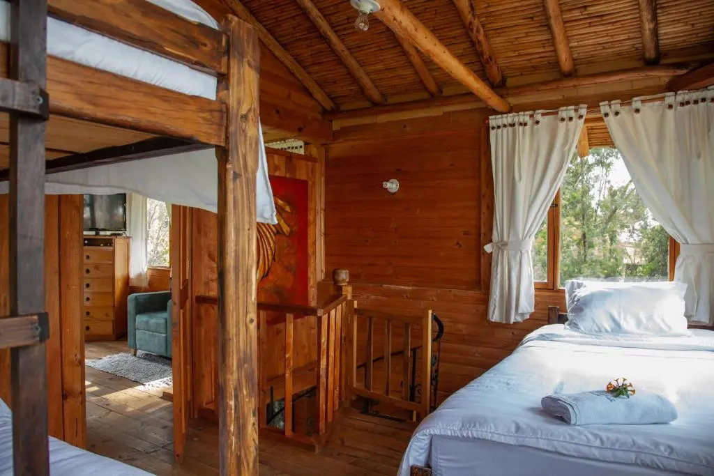 "Acogedora Cabaña Ojo de Agua en Villa de Leyva -Vistas Increíbles de las Montañas Iguaque