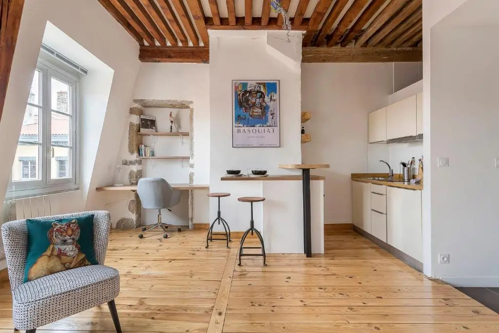 Janis - Studio vue sur les toits de Lyon - Appartement 2beapart
