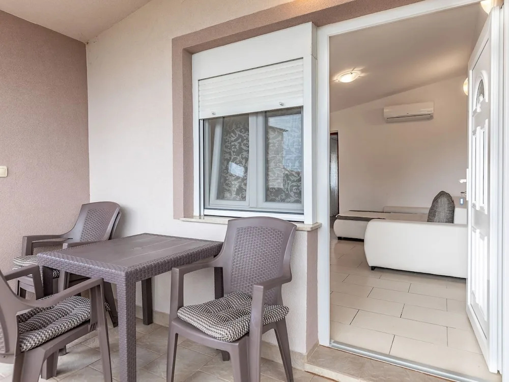 Waterfront Apartment in Vir with Balcony near Sea Beach