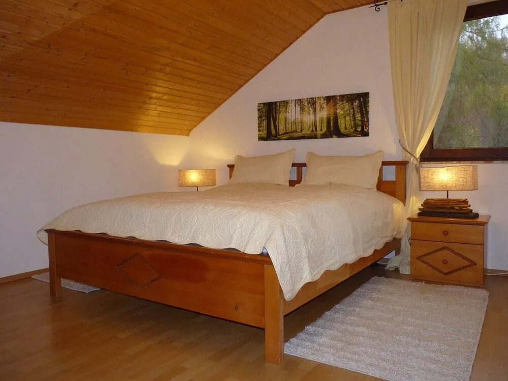 Ferienwohnung im Wald mit Kamin