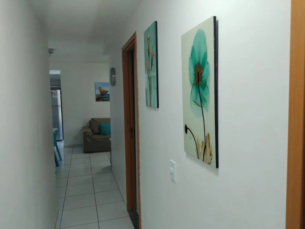 Lindo Flat de 3 quartos com ar condicionado em Porto de Galinhas com vista total para as piscinas