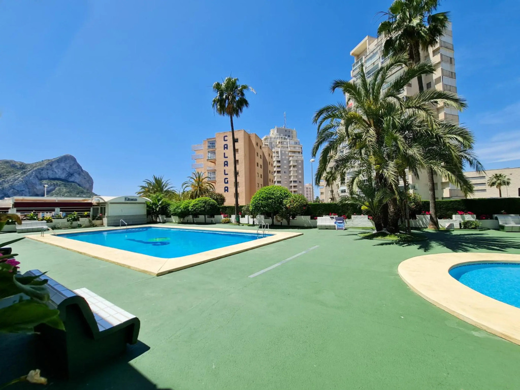 A017- Apartamento en primera línea de la playa Levante La Fosa con garaje