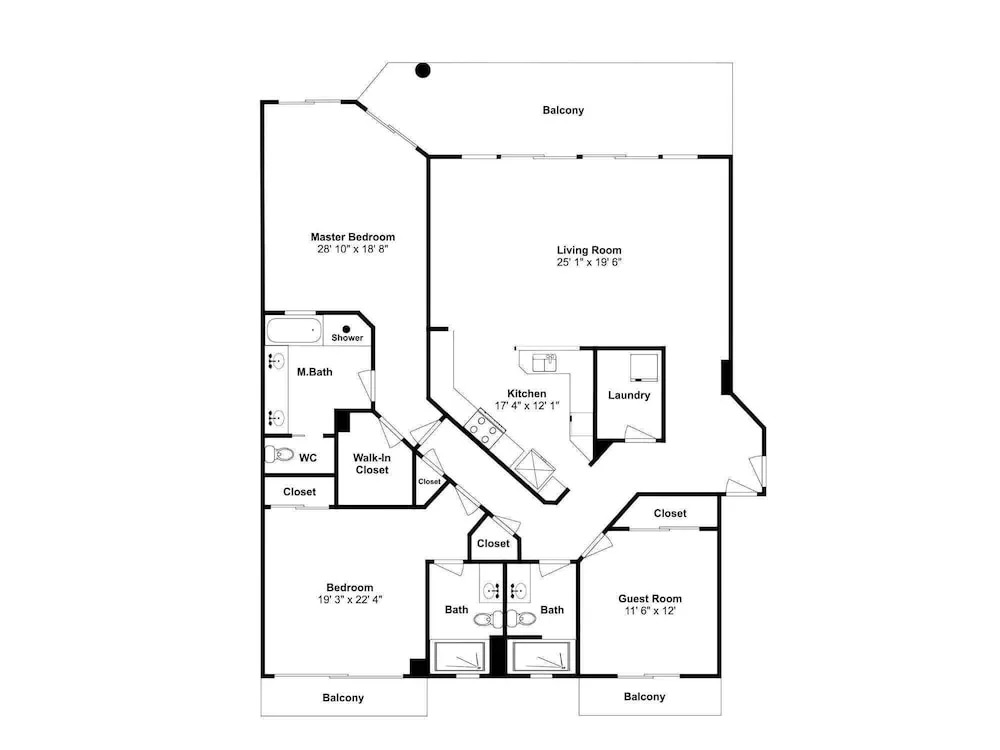 Silver Beach Towers #1404w