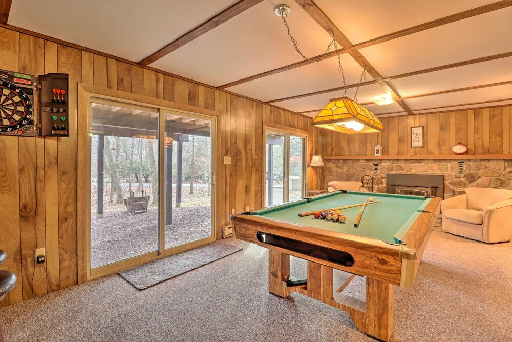 Lake Harmony Access: Home w/ Game Room + Fire Pit