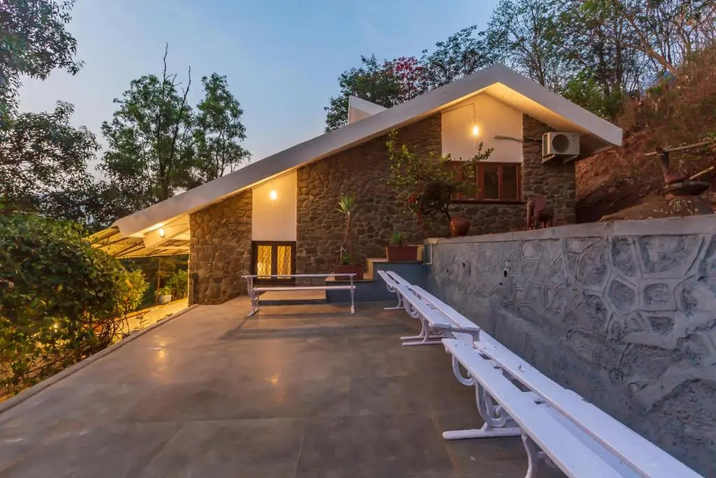 SaffronStays Inverlochy 3-BR Parsi-style villa with indoor games, bonfire & views near Lonavala