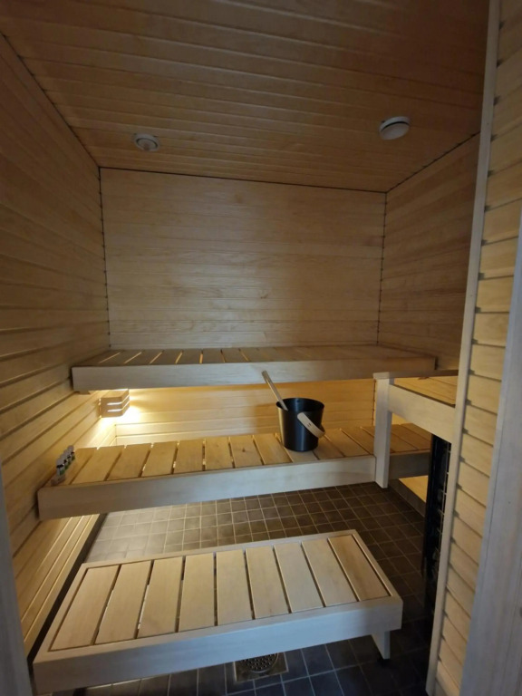 62m2 10th floor modern apartment with sauna and view