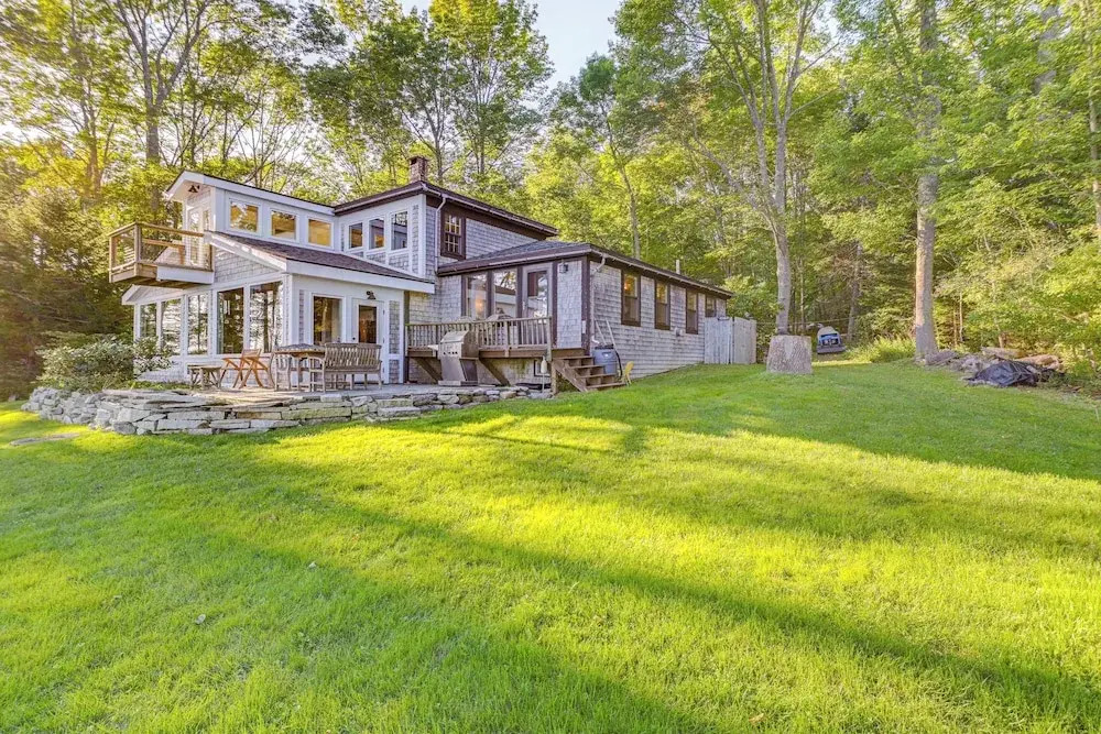 Oceanfront Frenchman Bay Home: Stunning View