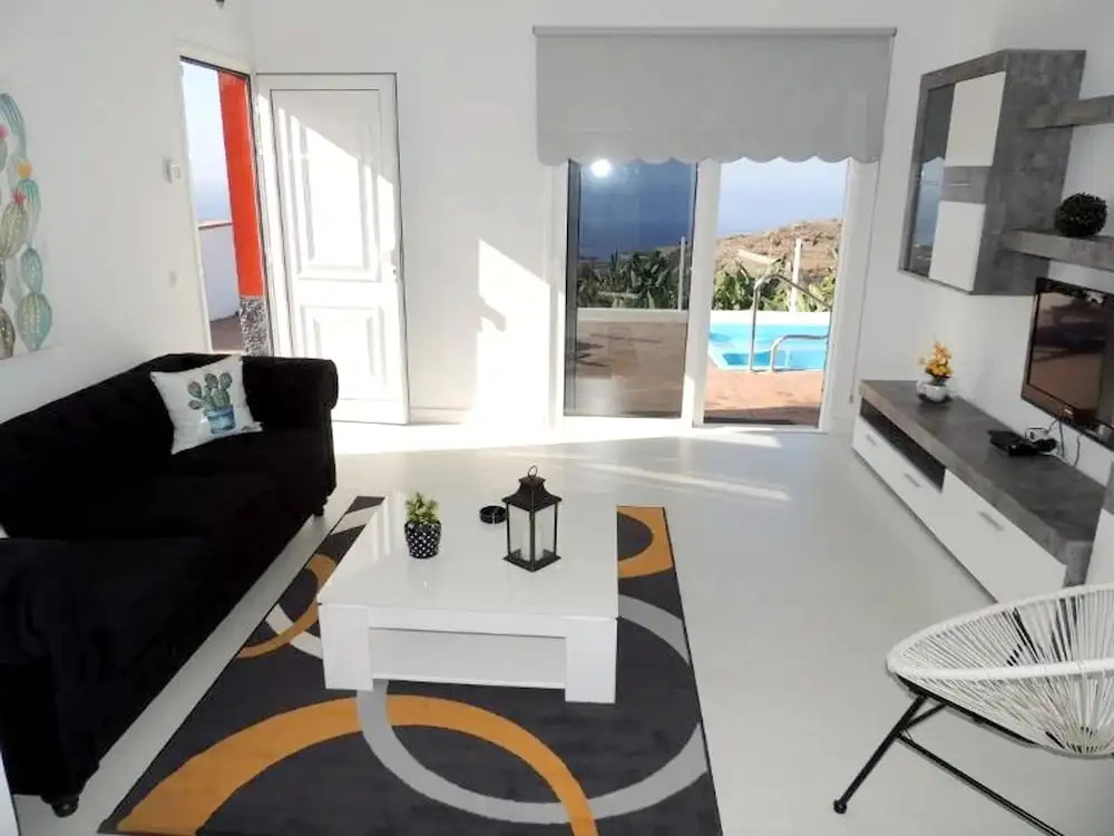 House with 2 Bedrooms in Santiago Del Teide, with Wonderful Sea View, Pool Access, Furnished Terrace - 3 Km From the Beach