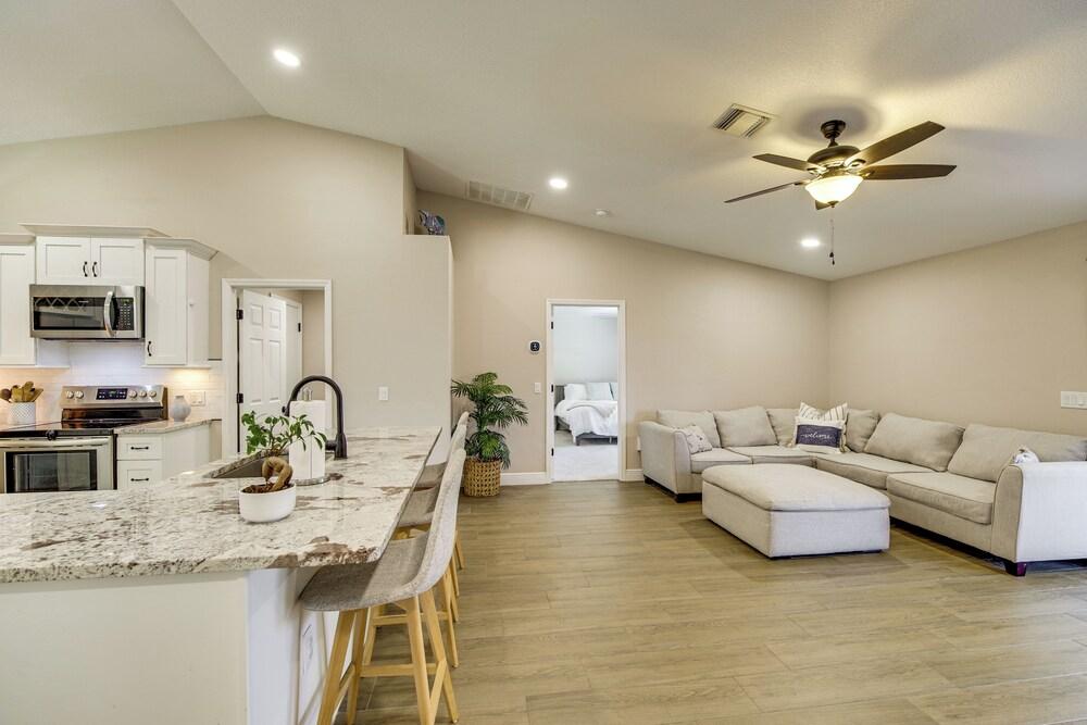 Fun in the Sun! Modern Palm Bay Gem w/ Pool + Yard