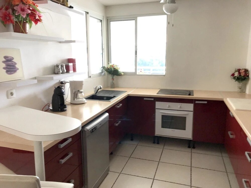 Apartment With 3 Bedrooms in La Trinité, With Wonderful sea View, Encl