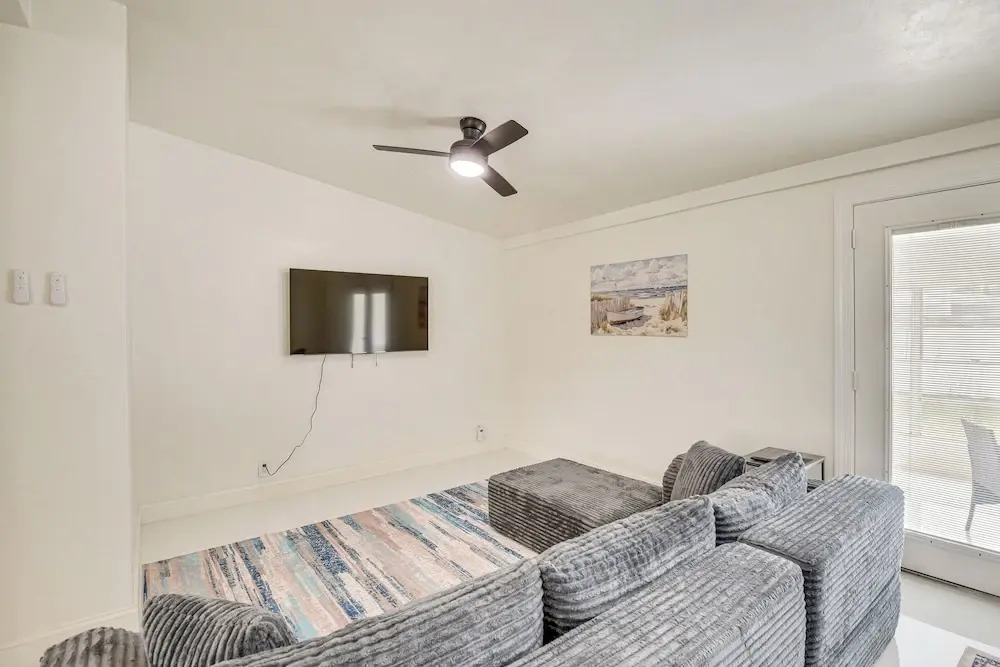 Walk to Romano Beachfront Park: Airy Home w/ Yard