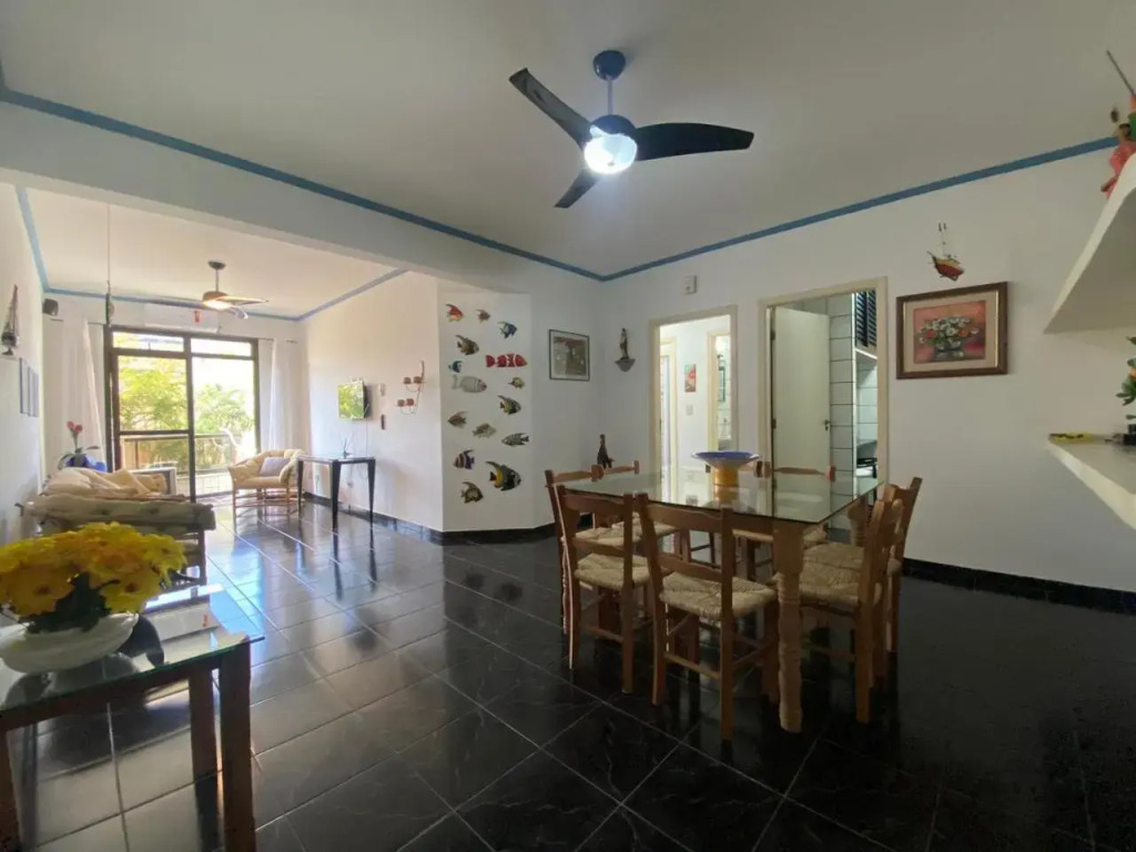 Apartamento na praia grande 350 m da praia ATE 08 PES