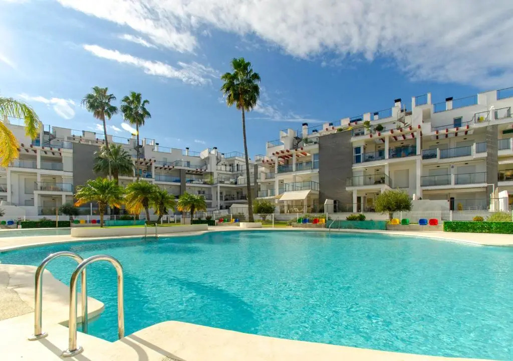 Apartamento Victoria Playa III con una gran terraza