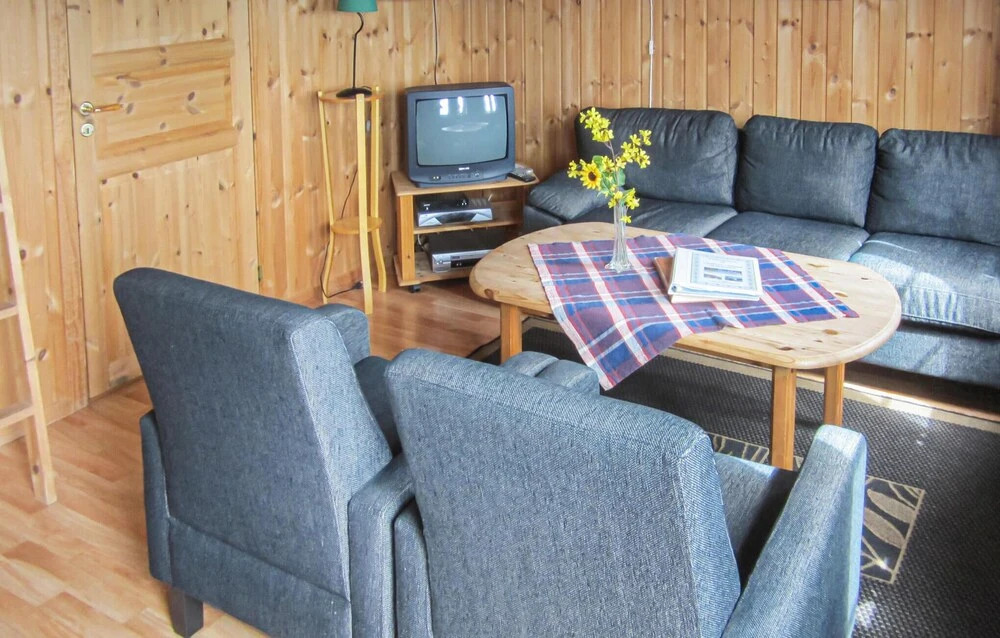 Awesome Home In Spangereid With Kitchen
