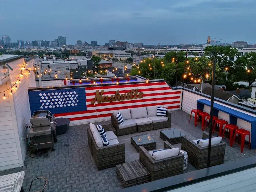 Ultimate Rooftop Double Games BBQ Skyline Views