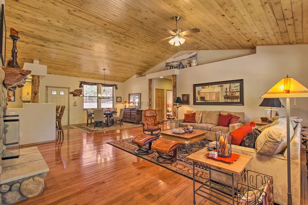 Near Golf & Hikes: Torreon Cabin w/ Furnished Deck
