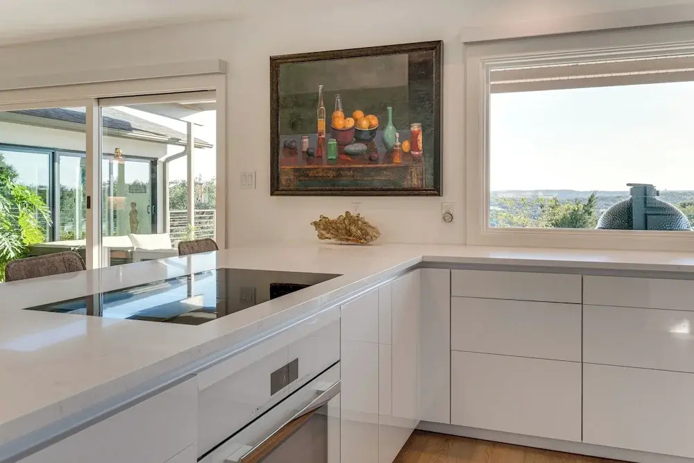 Luxe Mid-century Austin Home w/ Canyon Views