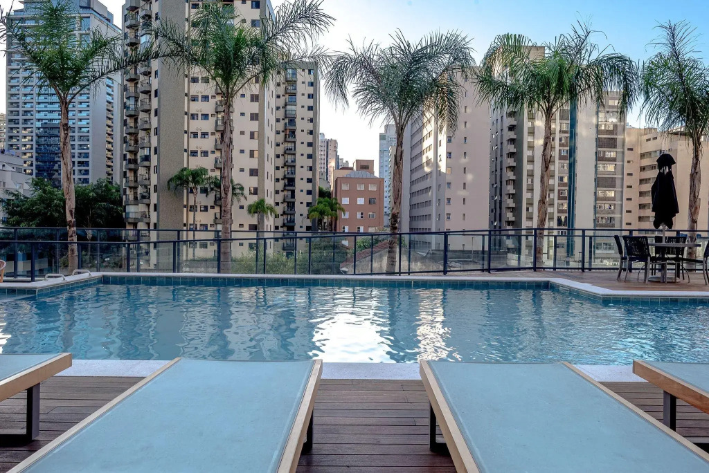 Studio 23º Andar Com Piscina Aquecida E A/c