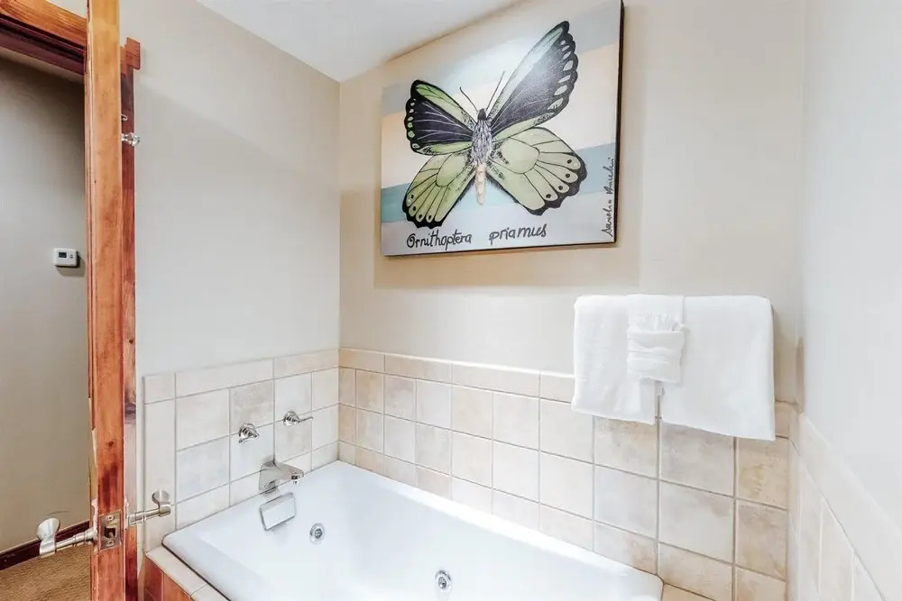 Perfectly Placed 2 Bedroom Vacation Rental in Historic Downtown Breckenridge With Access to Hot Tub and Pool