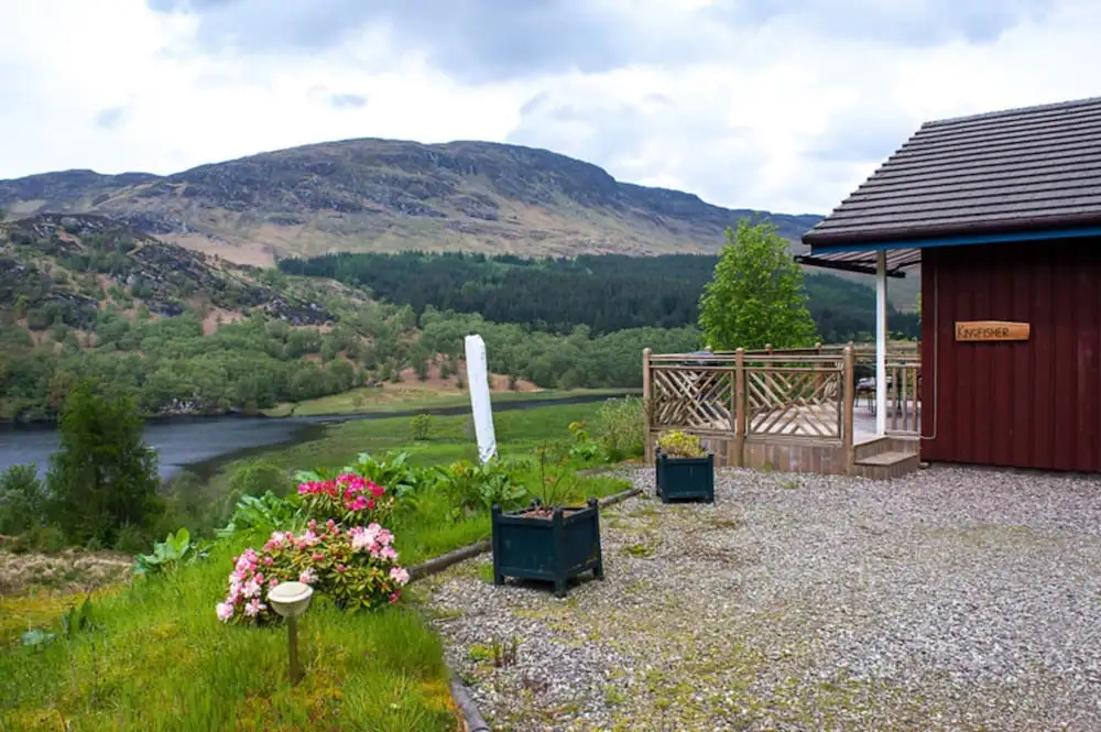 Kingfisher Lodge with sensational loch views