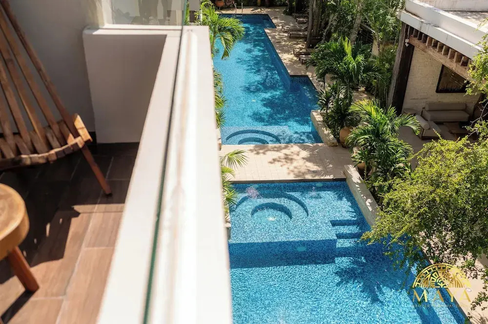 NHOA 303B Lux 1BR Condo Pool View in Aldea Zama