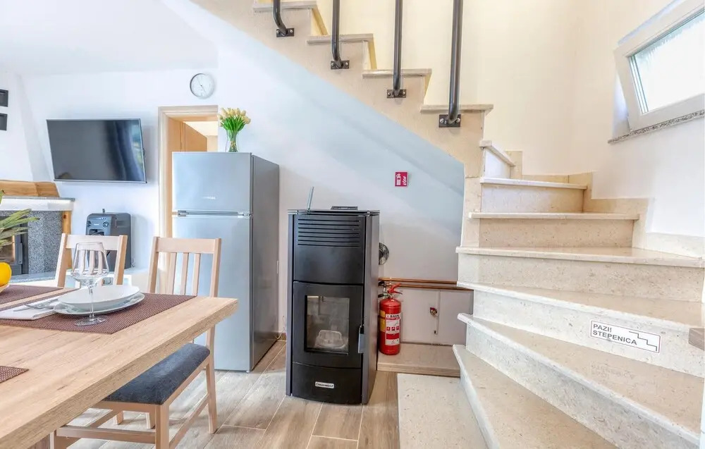 Nice Home in Smiljan With Sauna, Wifi and Outdoor Swimming Pool